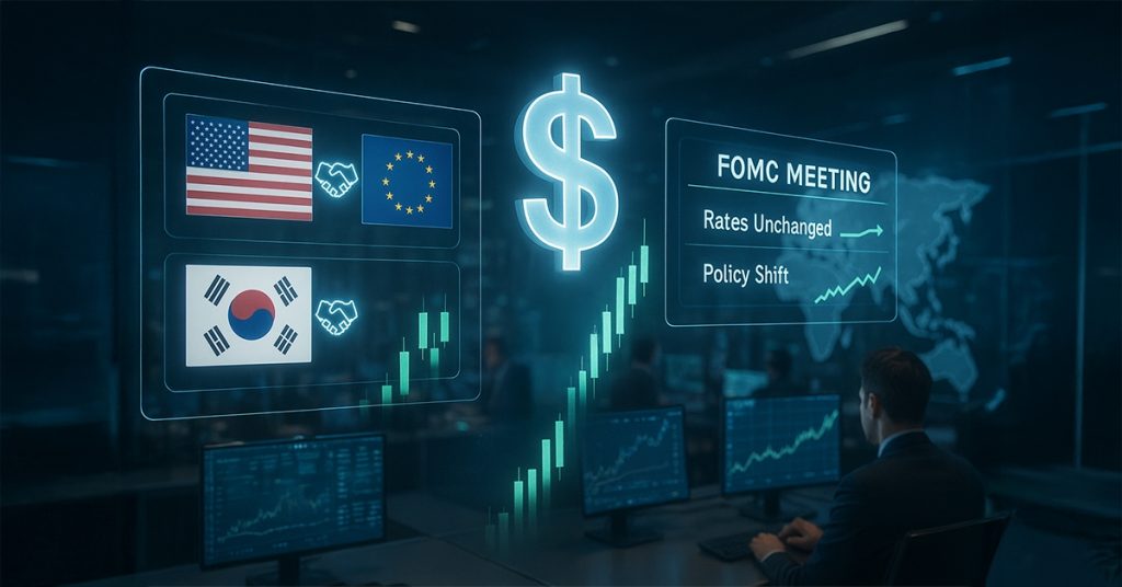 Weekly Recap and Forecast The U.S. Reaches Trade Deals with Europe and South Korea, And the Dollar Rises Following the FOMC Meeting