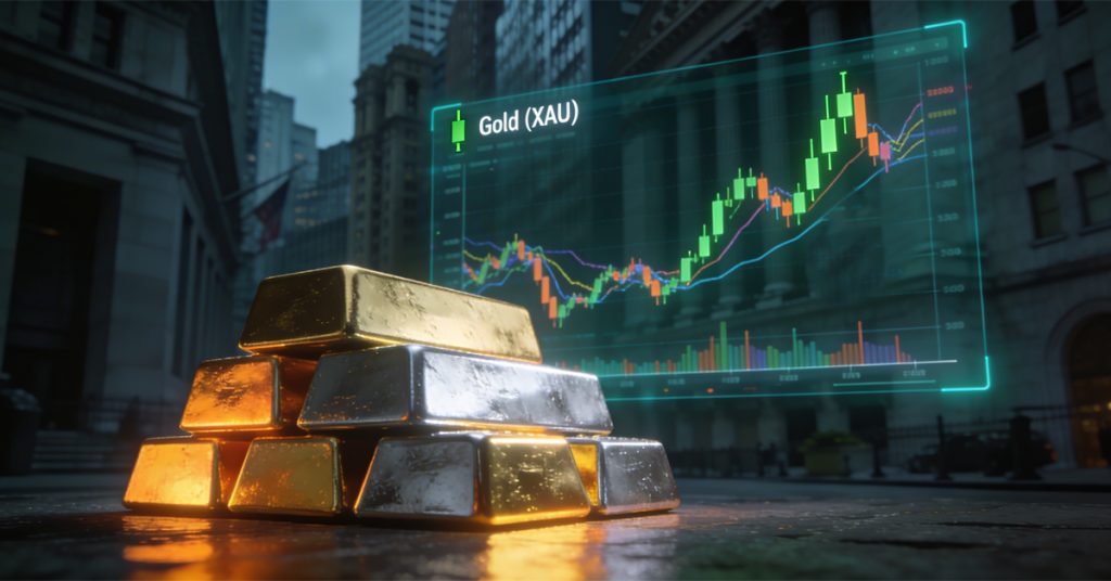 貴金属が上昇基調を再開、Nvidia決算を受け米株はまちまちの動き