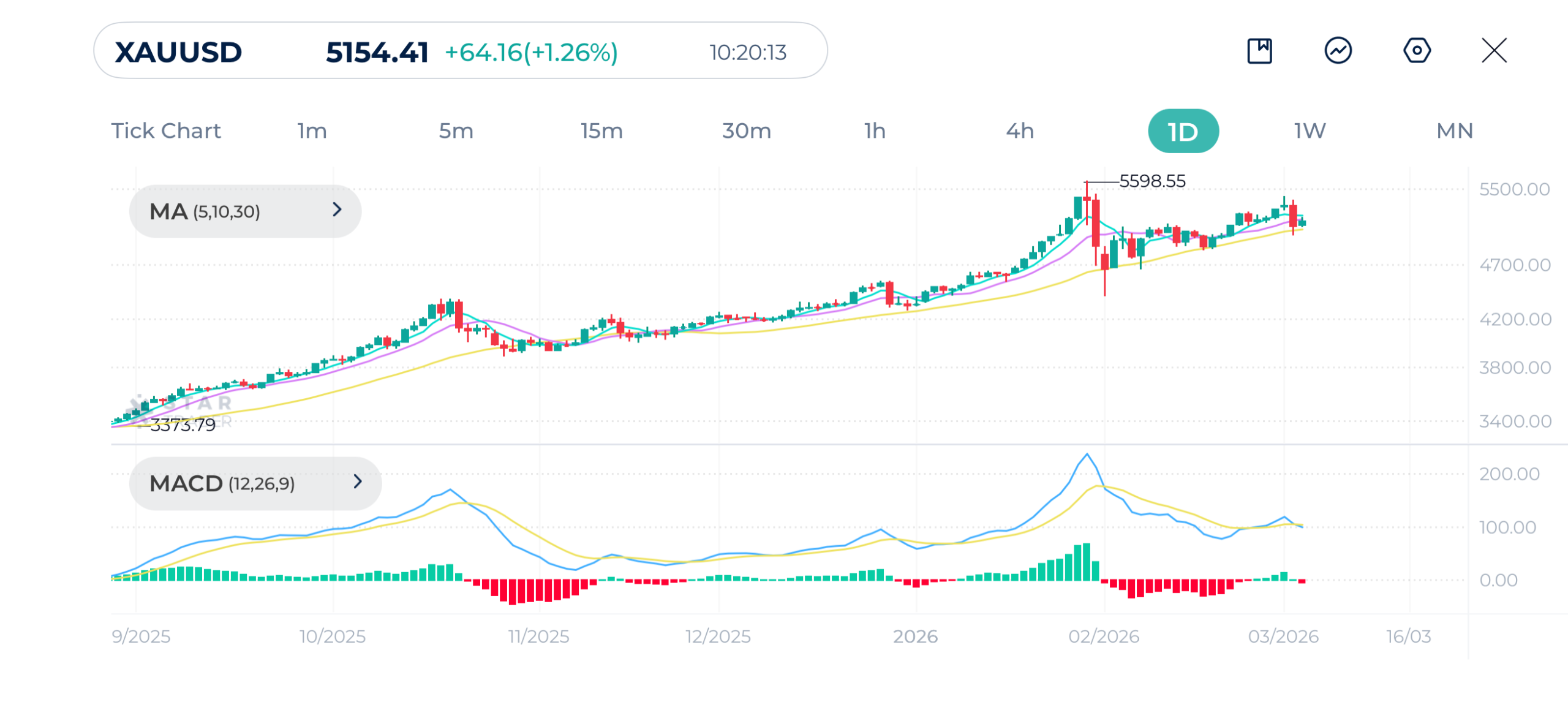 2026年2月市場概況と今後の見通し：テクニカル分析（金: XAUUSD）