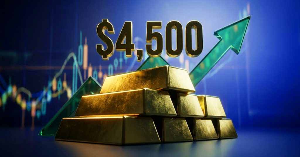 金は4,500ドルを回復　荒い値動きの中で持ち直し