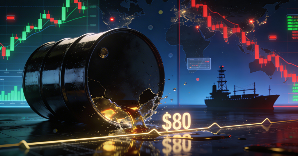 地政学リスクの高まりで原油が80ドルを突破、米国株はまちまちの展開