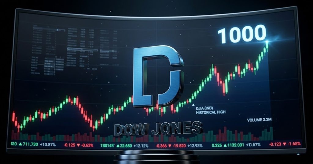 週明けにダウ先物が1000ポイント超下落