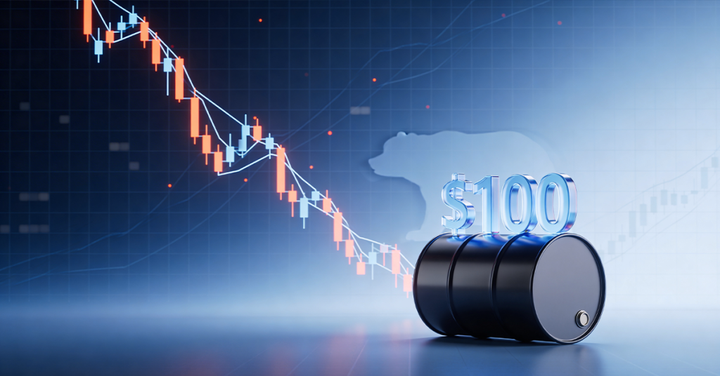 株価指数は調整局面入り、原油は100ドル超を維持　市場は厳しい週を迎える