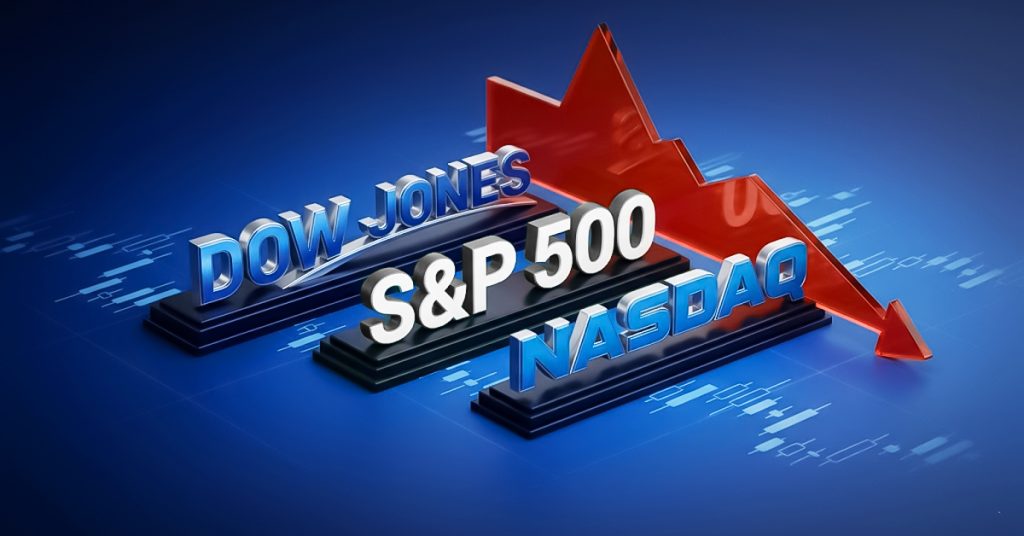ハイテク企業決算を控え、米主要株価指数は過去最高値圏から反落