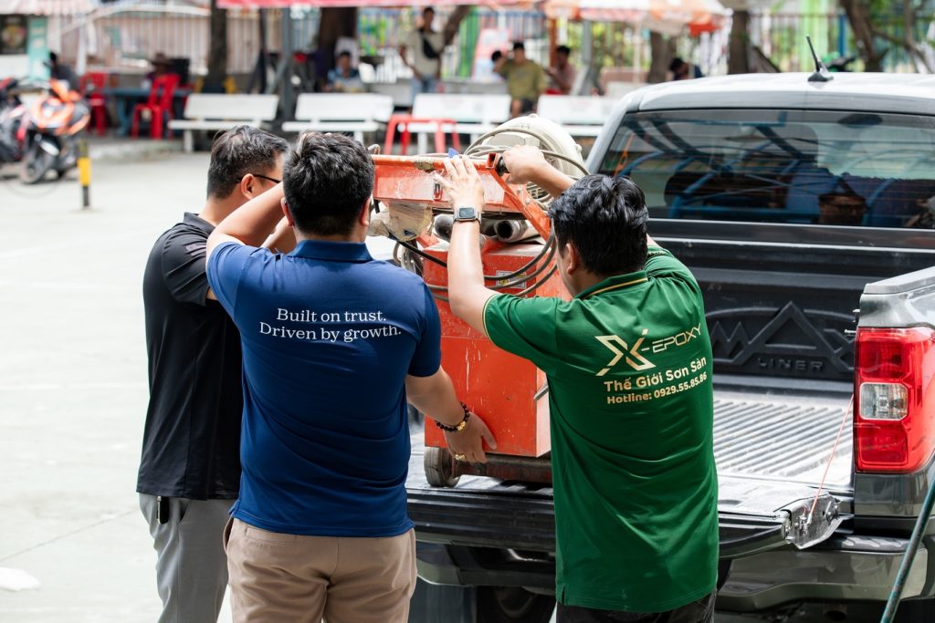 STARTRADER ベトナム・ホーチミン市 バスケットボールコート改修プロジェクト 02