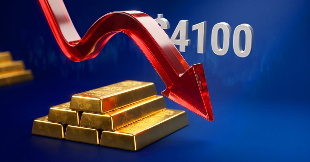 金価格が4100ドルを割り込む 米ドル高を背景に年初来安値に接近